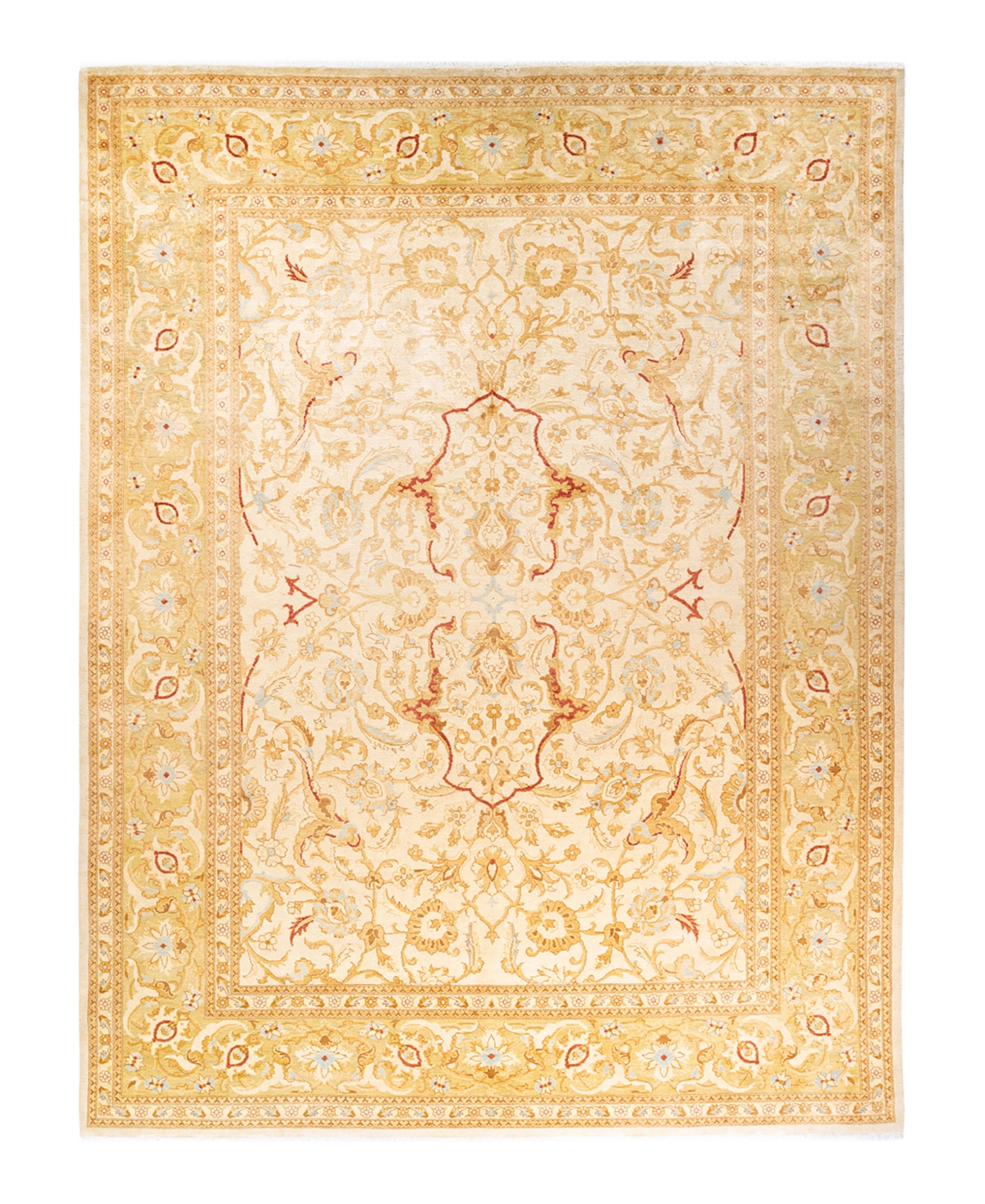 Closeout! Adorn Hand Woven Rugs Eclectic M1385 9' x 12'3in Area Rug - Ivory
