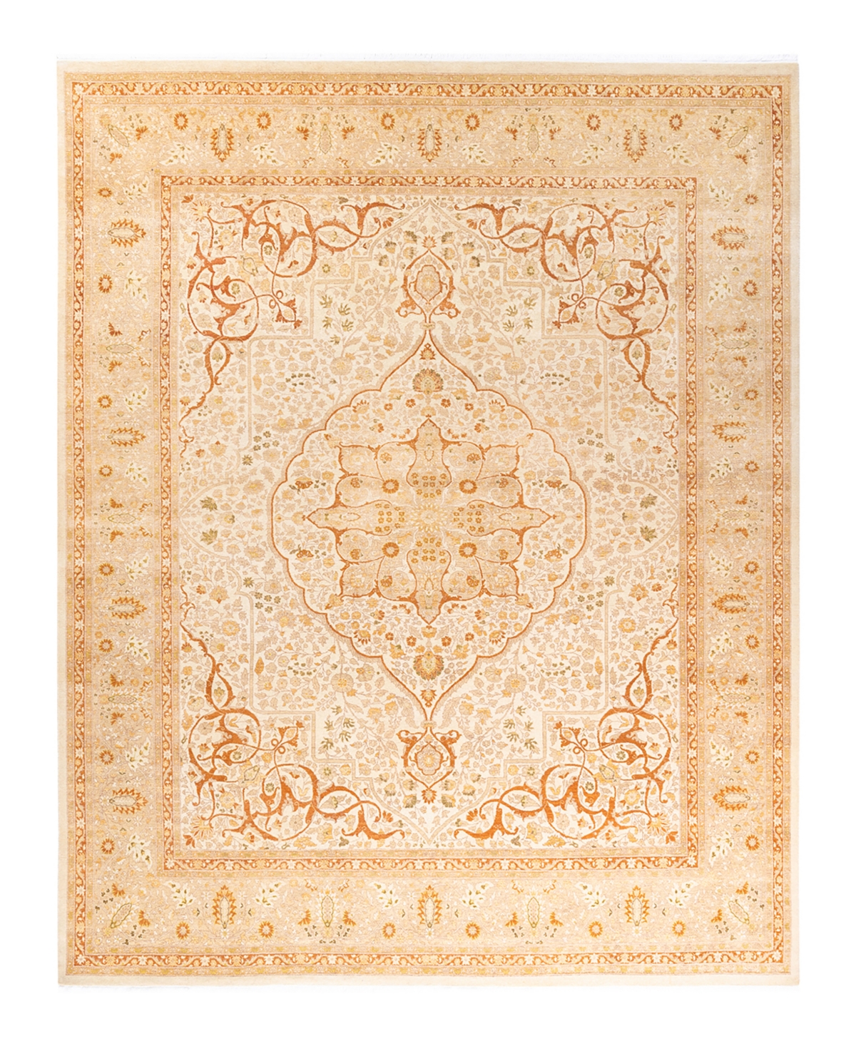 Closeout! Adorn Hand Woven Rugs Mogul M16059 8'2in x 10'5in Area Rug - Ivory