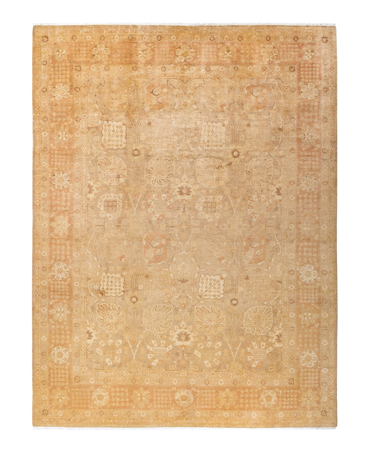 Closeout! Adorn Hand Woven Rugs Eclectic M16126 9' x 12'4in Area Rug - Ivory