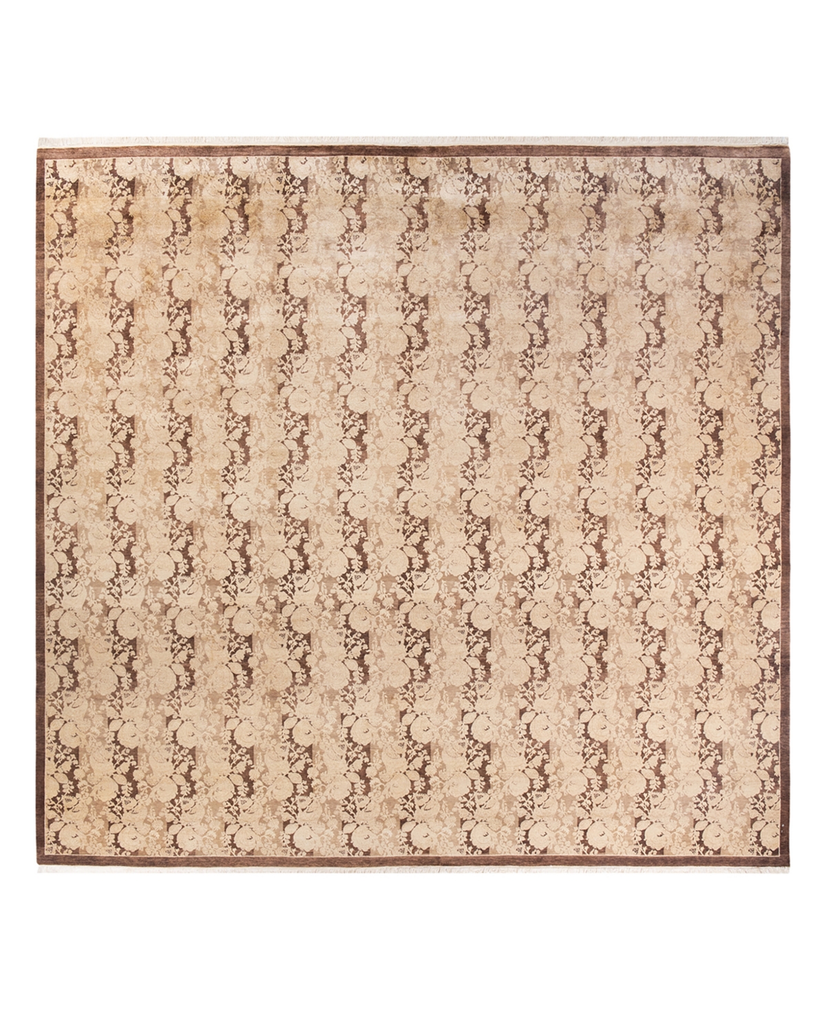 Closeout! Adorn Hand Woven Rugs Mogul M1542 9'10in x 10'3in Area Rug - Brown