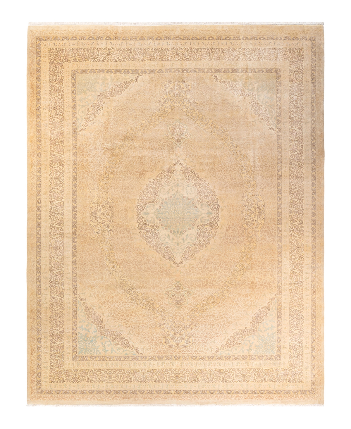 Closeout! Adorn Hand Woven Rugs Mogul M1442 9'3in x 12'2in Area Rug - Ivory