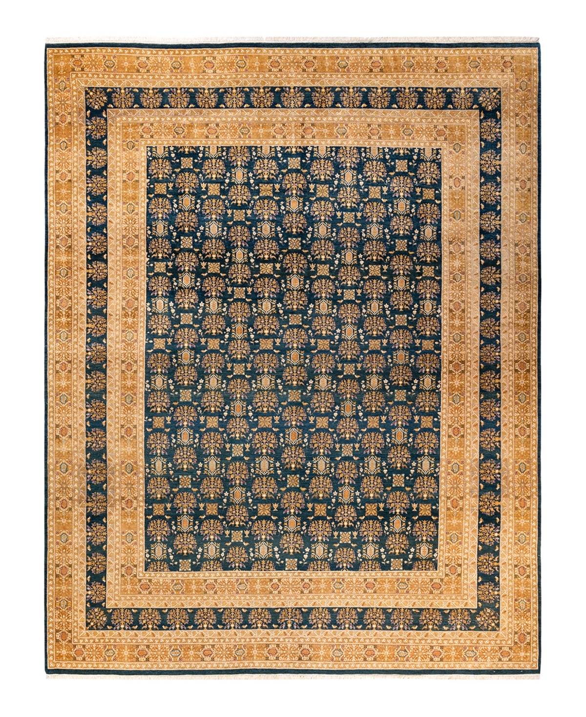Closeout! Adorn Hand Woven Rugs Mogul M1427 9'1in x 11'10in Area Rug - Green