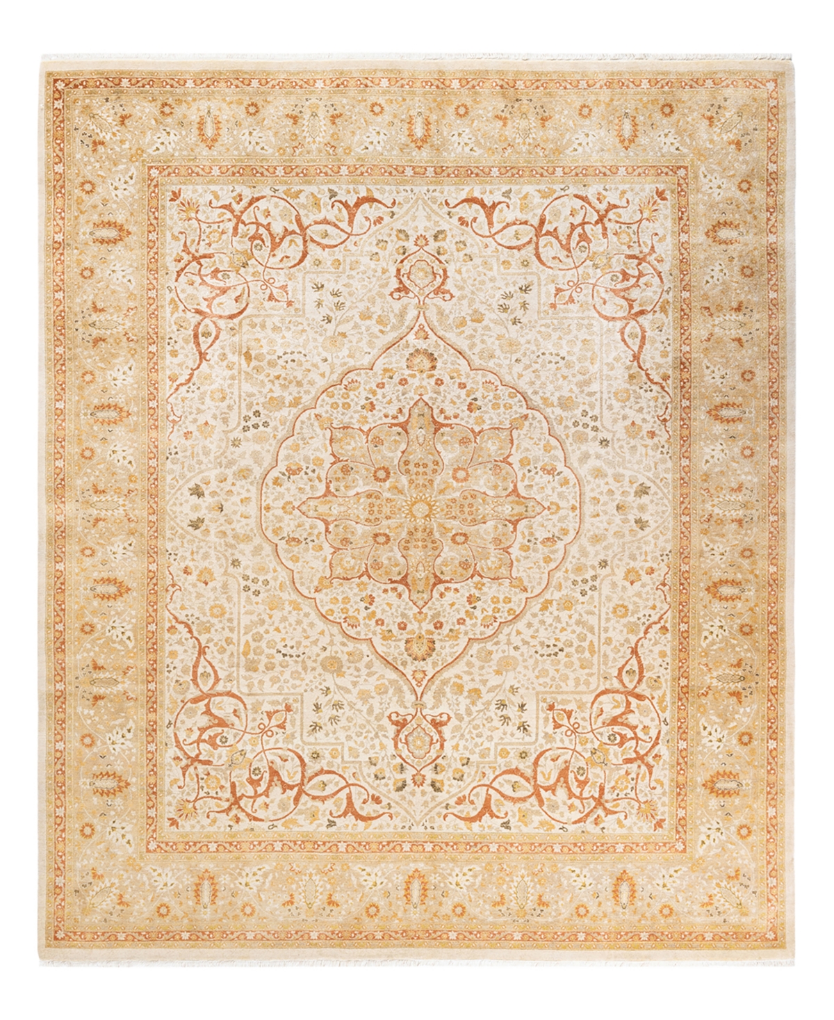 Closeout! Adorn Hand Woven Rugs Mogul M14602 8'2in x 9'10in Area Rug - Ivory