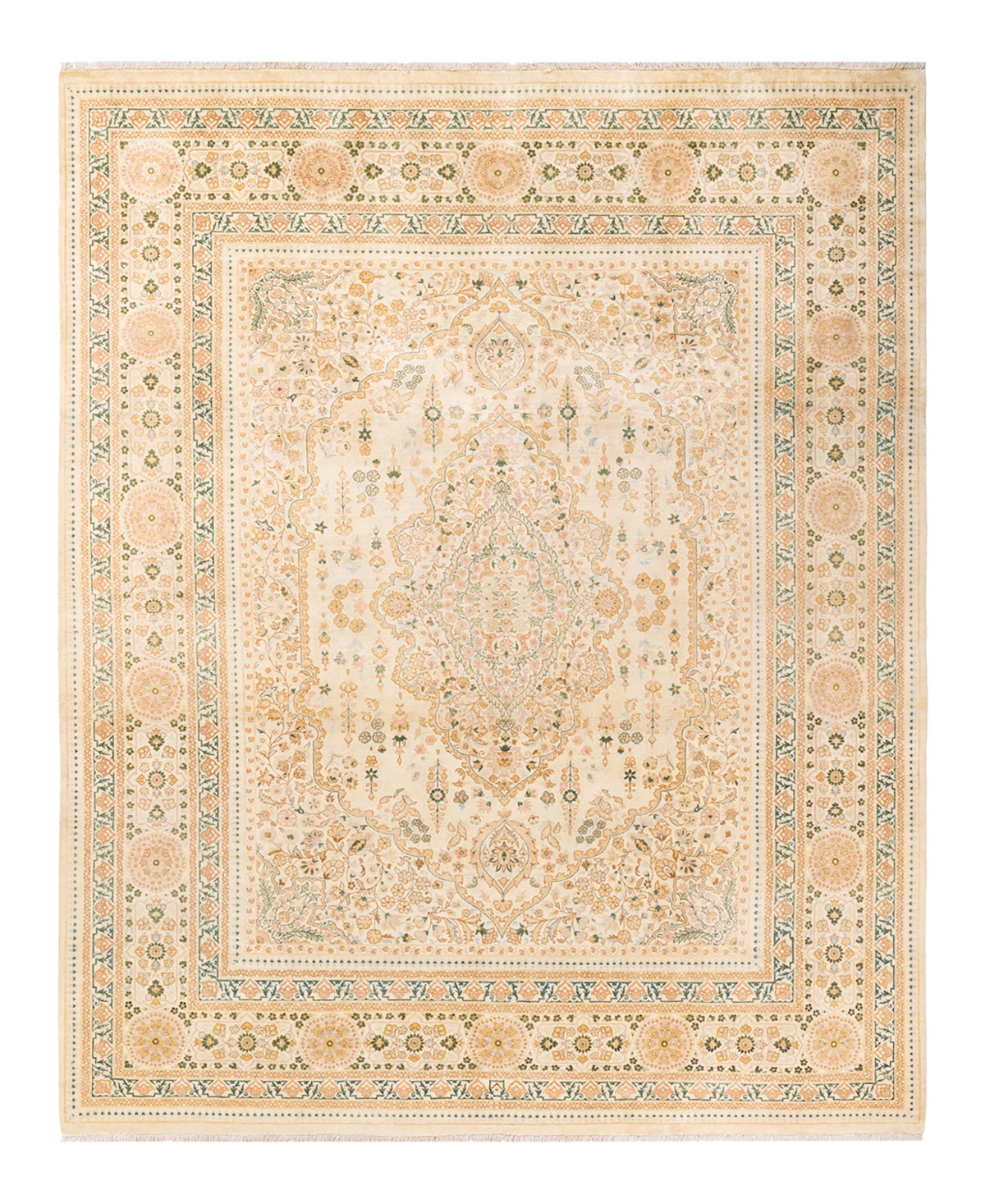 Closeout! Adorn Hand Woven Rugs Mogul M11759 8'2in x 10'4in Area Rug - Ivory