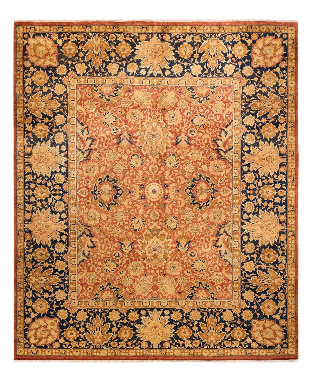Closeout! Adorn Hand Woven Rugs Mogul M1149 8'3in x 10' Area Rug - Orange
