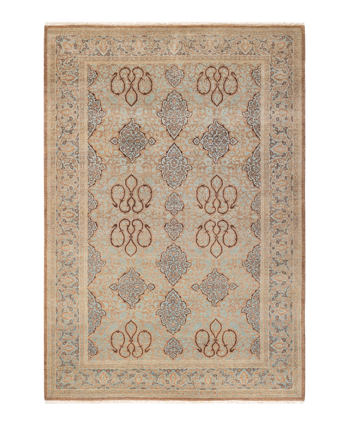 Closeout! Adorn Hand Woven Rugs Mogul M16222 5'3in x 7'9in Area Rug - Brown