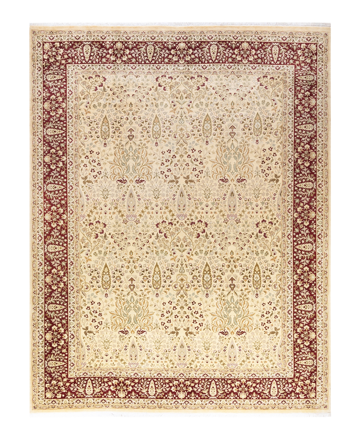 Closeout! Adorn Hand Woven Rugs Mogul M144457 9'2in x 12'5in Area Rug - Ivory