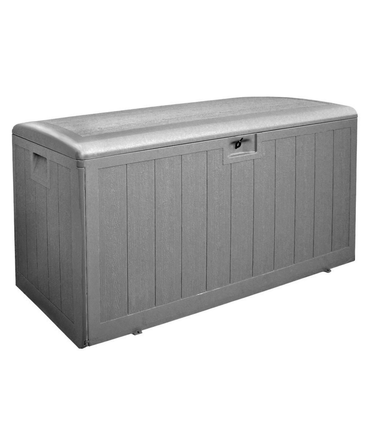 130 Gallon Resin Outdoor Patio Storage Deck Box - Grey