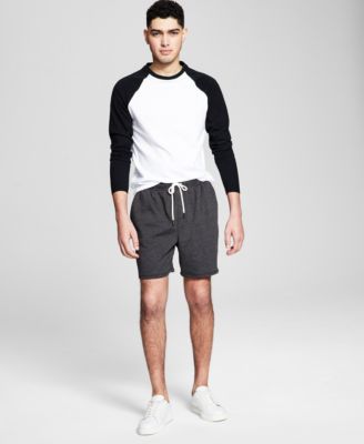 Regular-Fit French Terry Denim Shorts 