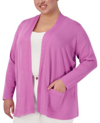 hot pink cardigan plus size