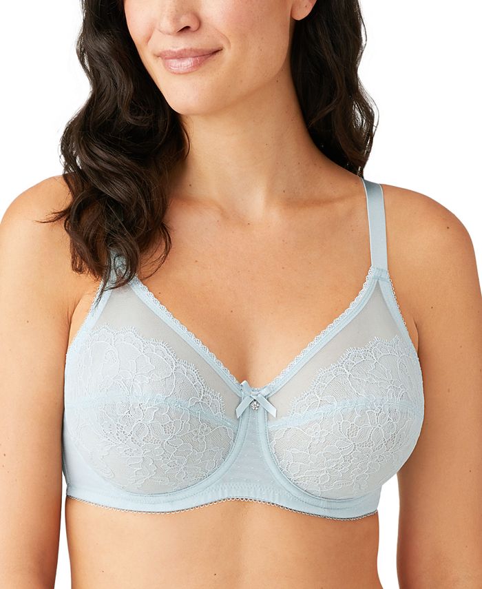 Wacoal Retro Chic Full Figure Underwire Bra 855186 Up To I Cup Macy S