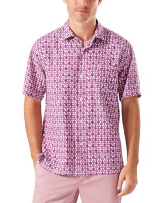 Tommy Bahama - Men's Melbourne Mosaic Silk Short-Sleeve Camp Shirt