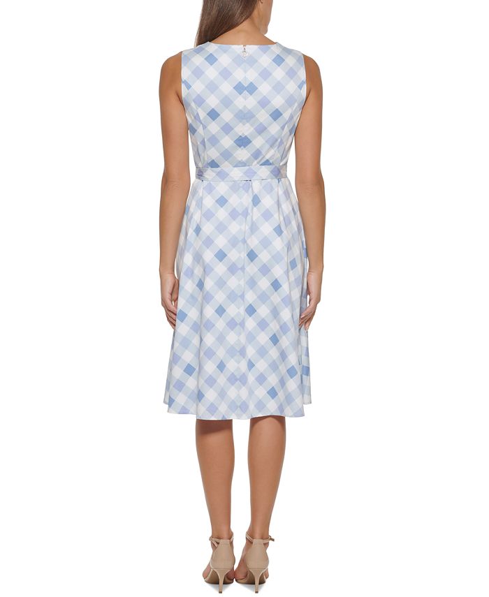 Tommy Hilfiger Sleeveless Gingham Dress Macy's