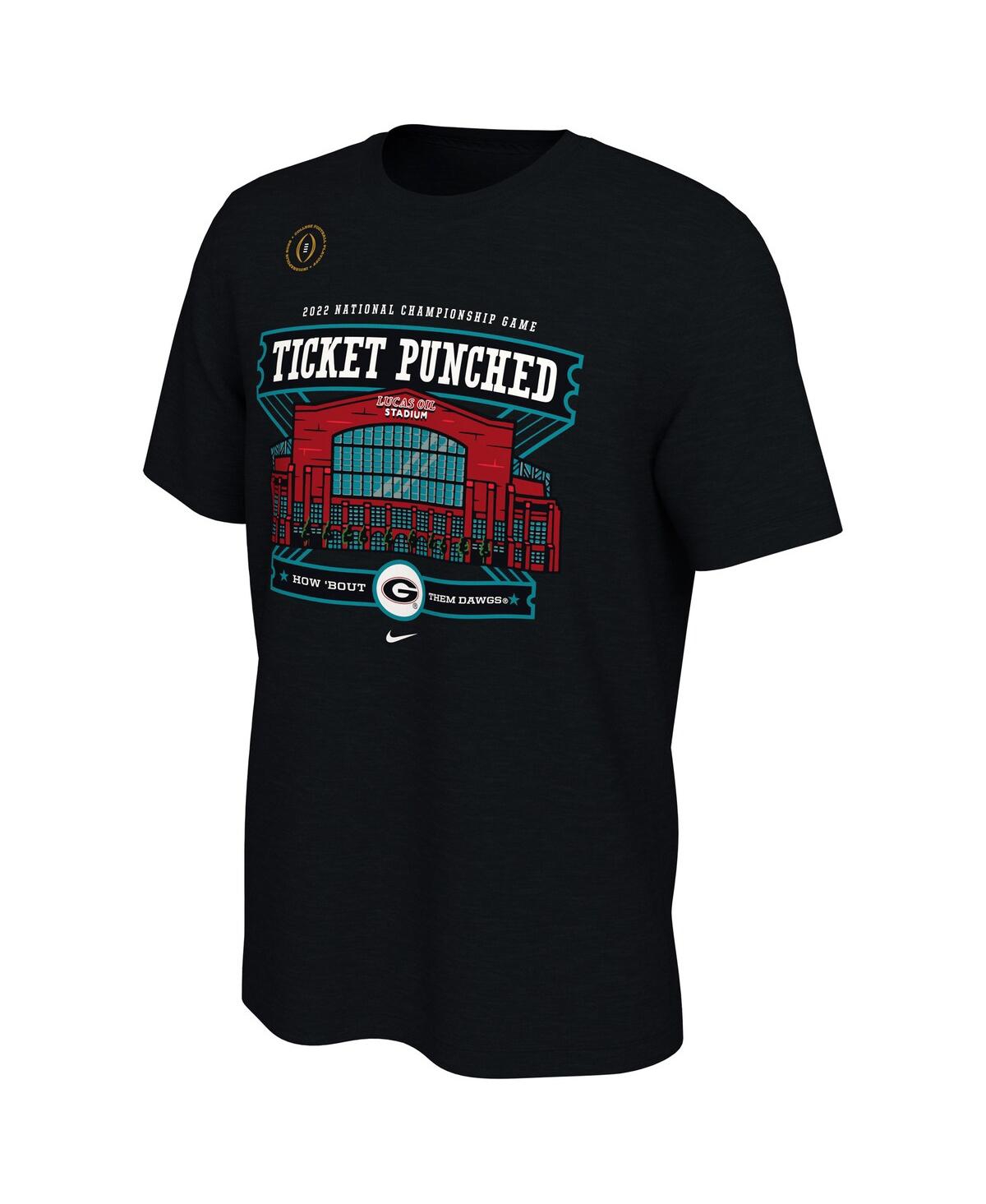 Men's NikeGeorgia Bulldogs College Football Playoff 2022 National Championship Game Bound T-shirt - Black