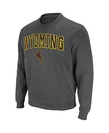 Mens Wyoming Cowboys Apparel Cowboys Arch & Logo Kids Long Sleeve