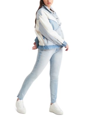 Black Tape - Colorblocked Denim Jacket