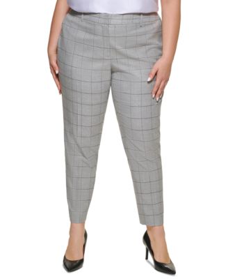 calvin klein slim fit pants women's