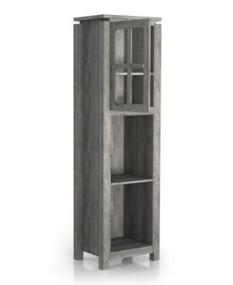 Migley Open Shelves Tower Cabinet
