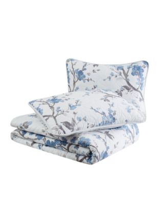 Kasumi Floral 2 Piece Quilt Set, Twin