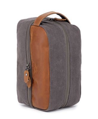 Stone Creek Waxed Canvas Toiletry Bag