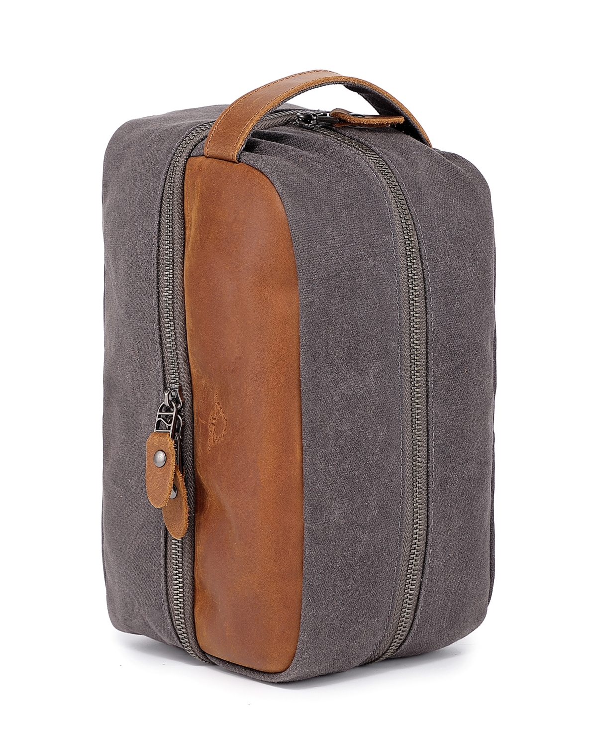 Tsd Brand Stone Creek Waxed Canvas Toiletry Bag