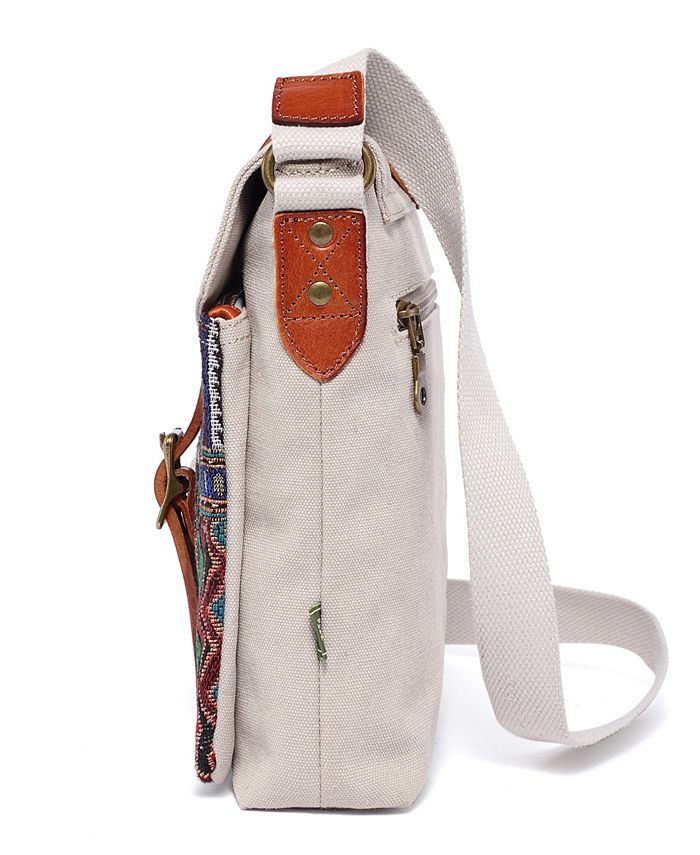 TSD BRAND Four Season Canvas Crossbody Bag Macy's