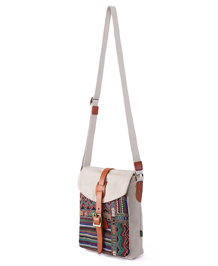 TSD BRAND Four Season Canvas Crossbody Bag Macy's