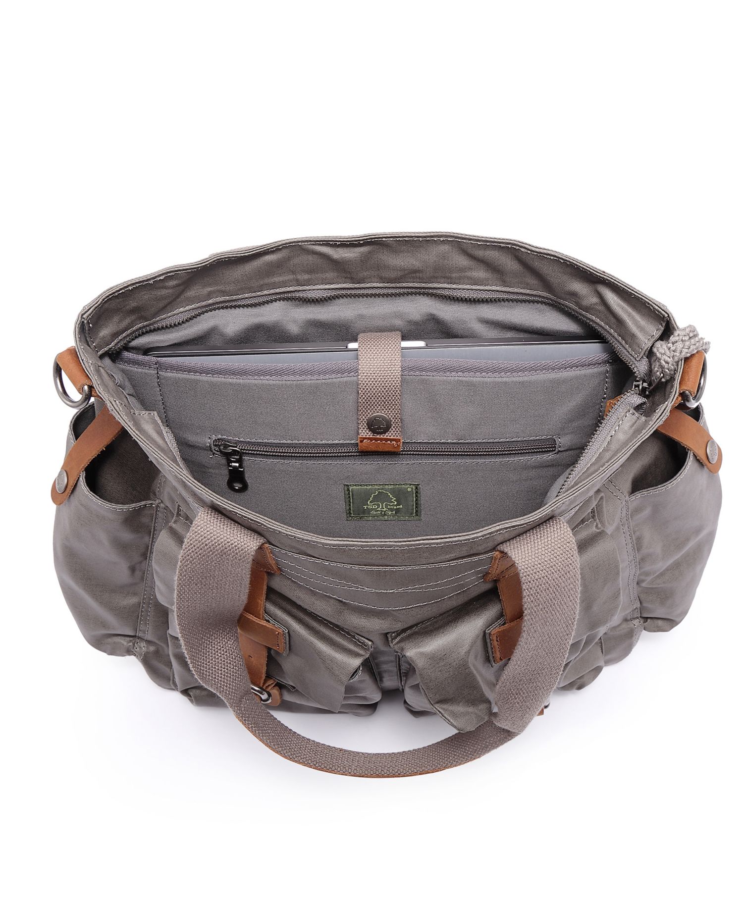 Urban Light Coated Canvas Tote Bag