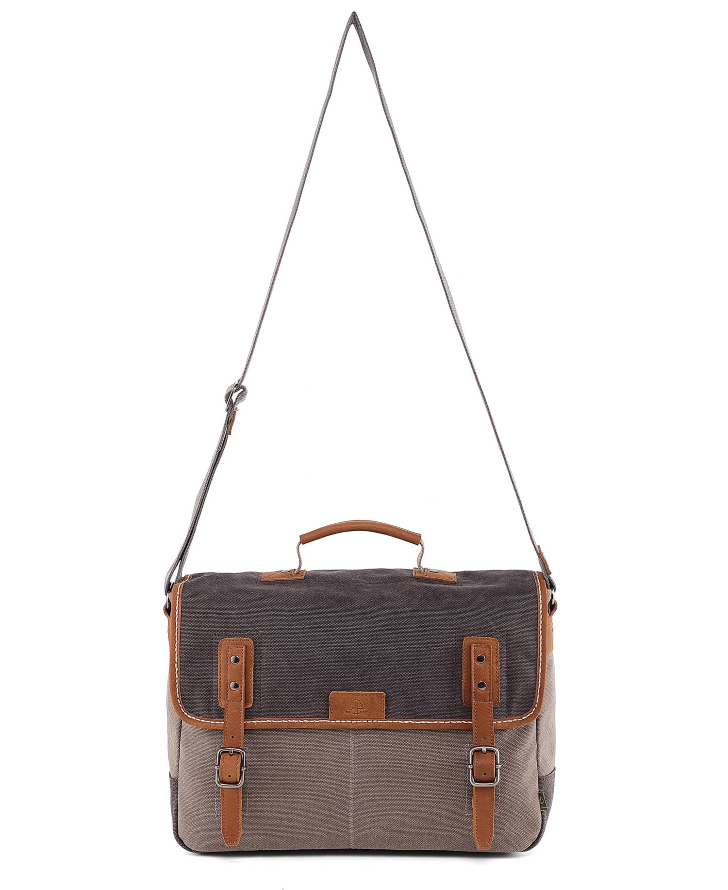 Mountain Wood Canvas Messenger Bag