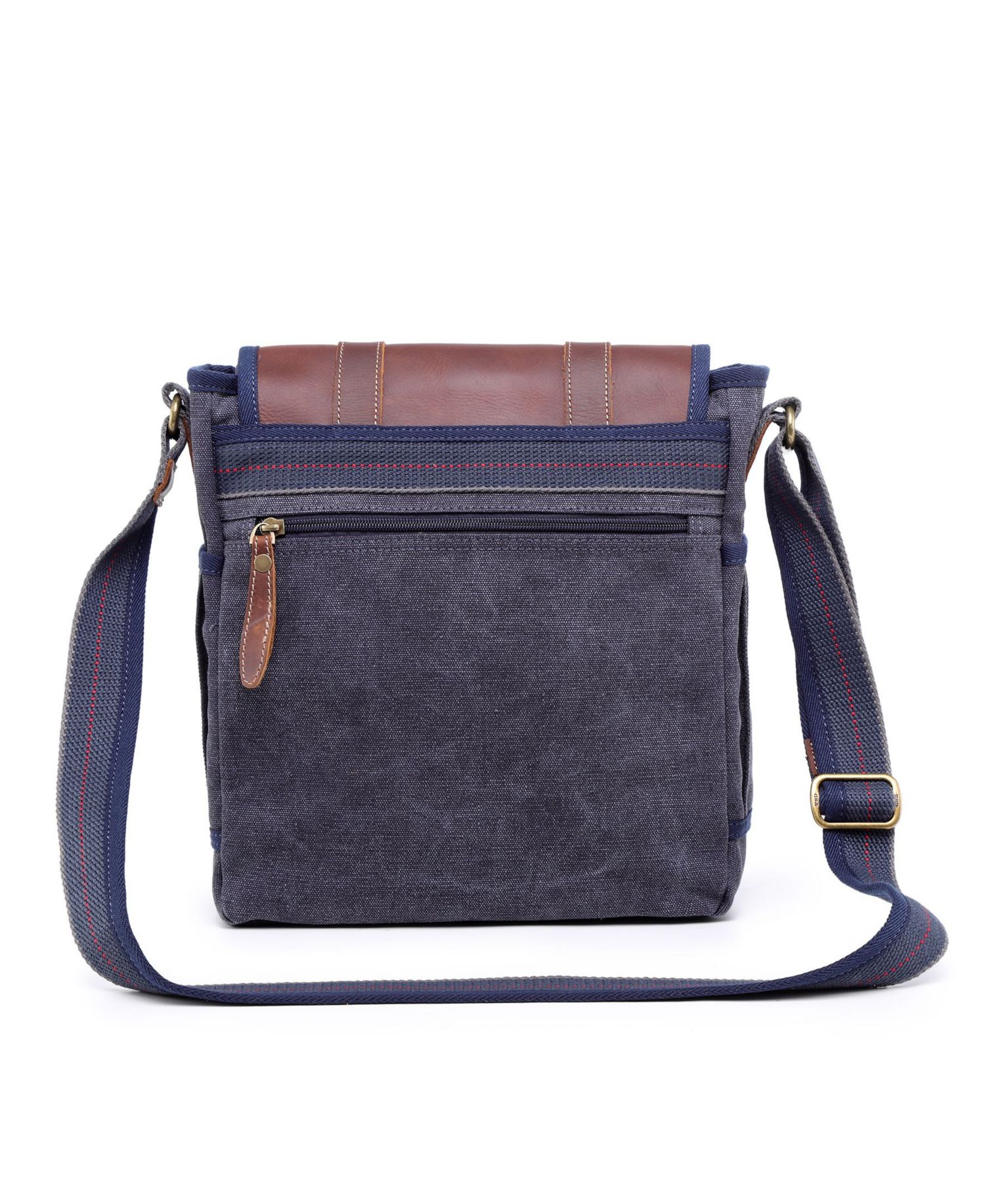 Turtle Ridge 4-Pocket Canvas Crossbody Bag
