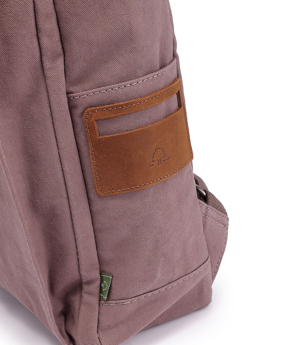 Tsd Brand Sunny Trail Canvas Backpack Handbag In Brown