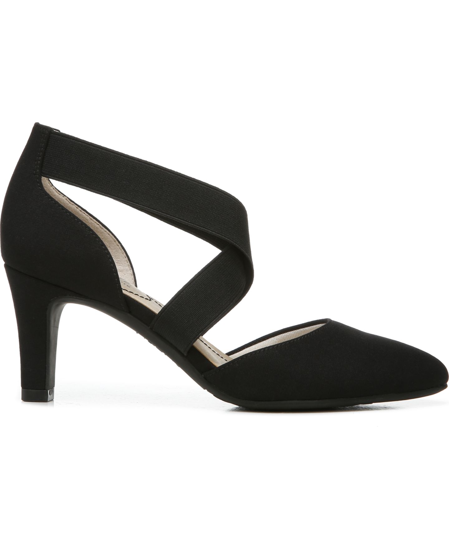 Женские туфли LifeStride Gallery Crisscross Strappy Pumps, цвет: Чёрный — фото 2