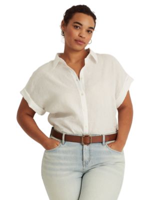 plus size ralph lauren tops