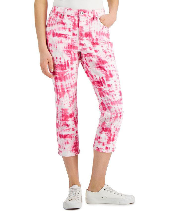 Style Co Petite Mid Rise Curvy Capri Jeans Created for Macy s