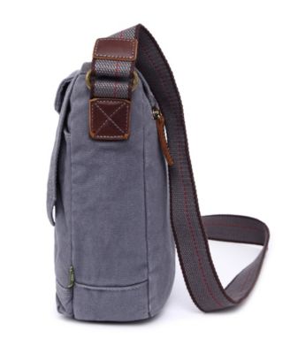 Spring Palm Canvas Crossbody Bag