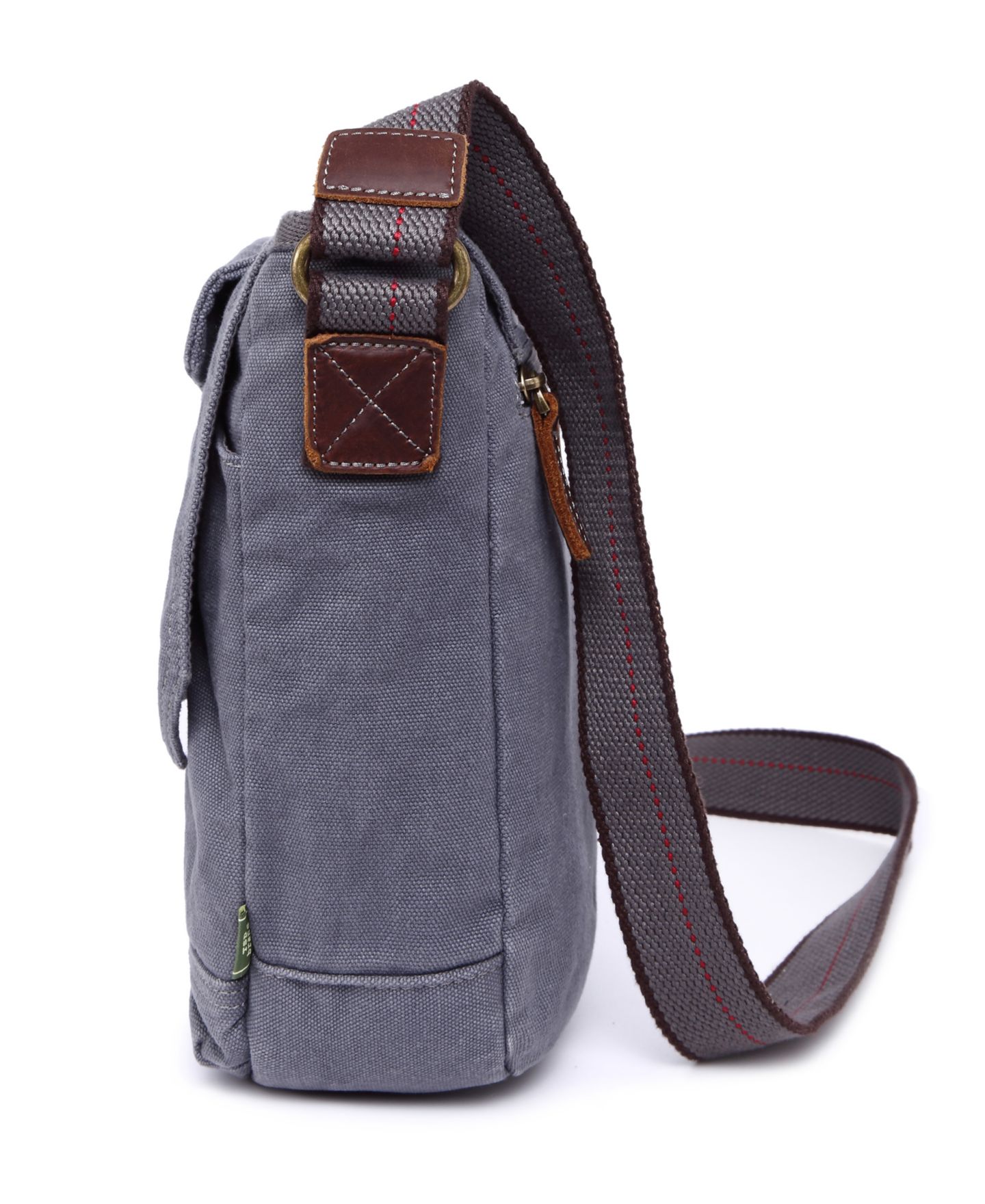 Женская сумка TSD BRAND Spring Palm Canvas Crossbody, цвет: Серый — фото 3