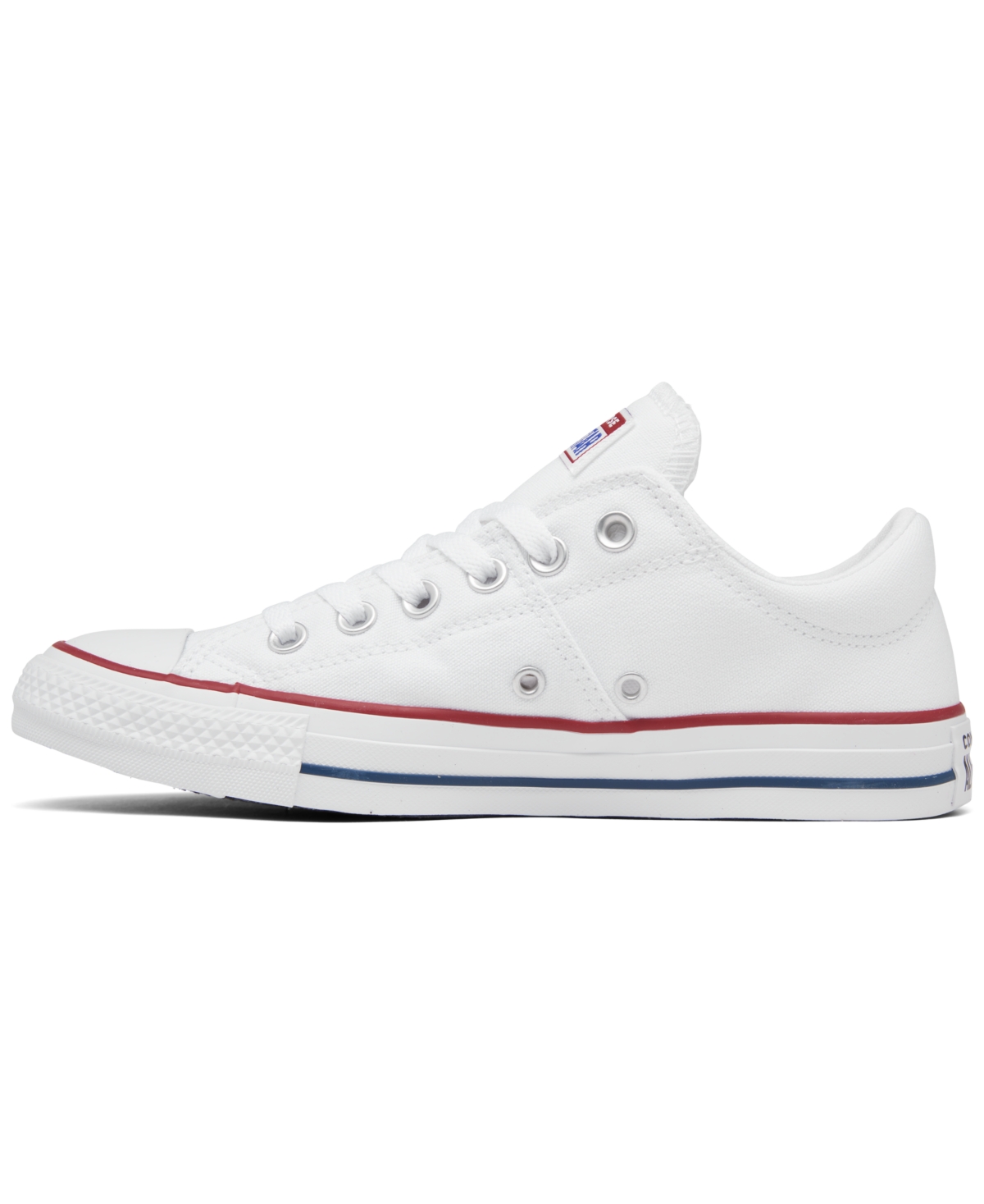 Converse Women's Chuck Taylor Madison Low Top Casual Sneakers from Finish Line - Blue, Red
