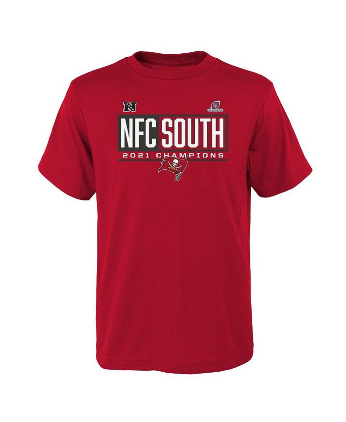 Fanatics Youth Boys Red Tampa Bay Buccaneers 2021 NFC South Division