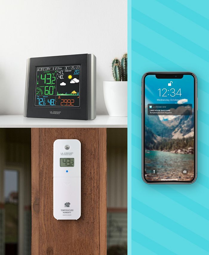 La Crosse Technology V10TH Color Wireless WiFi Essential Weather