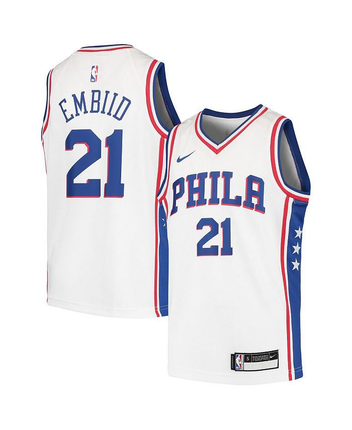 Nike NBA Philadelphia 76ers Joel Embiid Youth Swingman Jersey