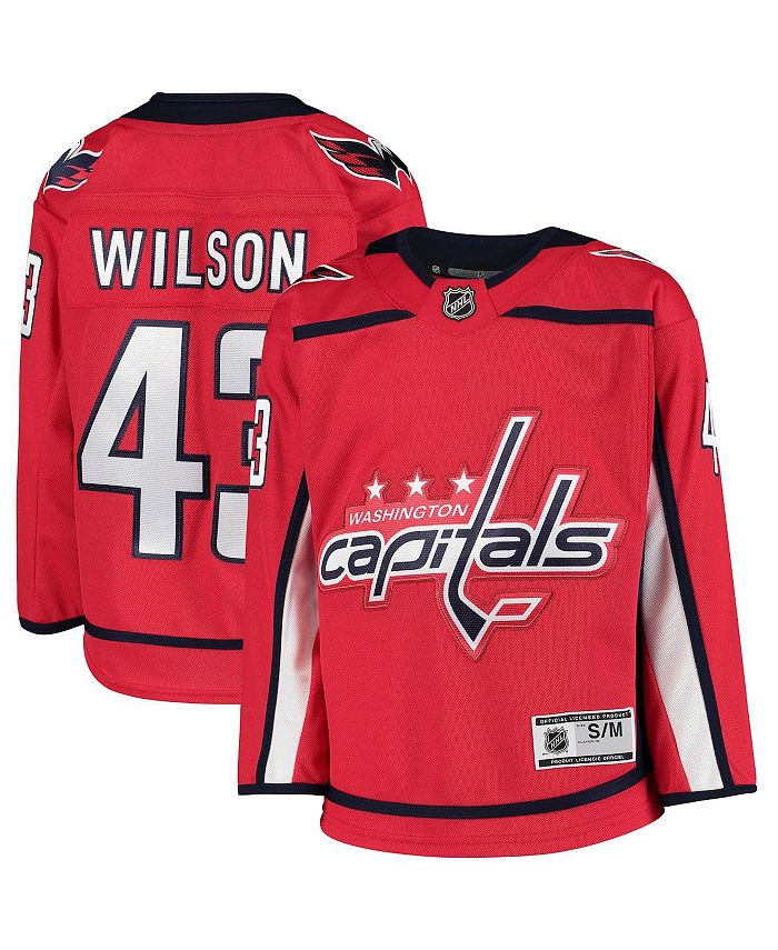 Outerstuff Youth Tom Wilson Red Washington Capitals 2022/23 Premier Player  Jersey