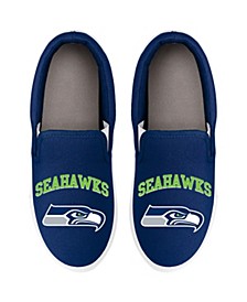 Women's Seattle Seahawks Big Logo Slip-On Sneakers