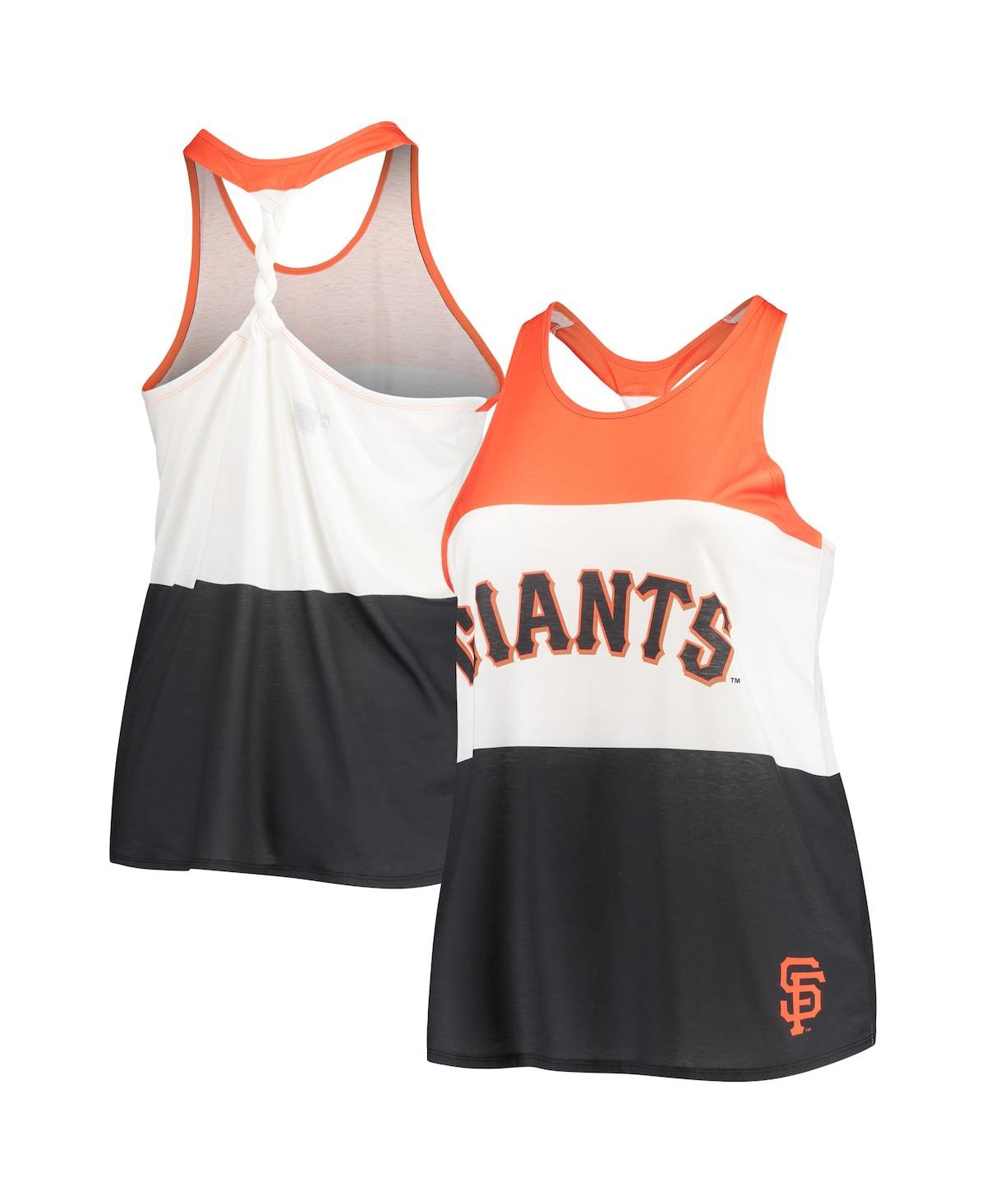 Women's Foco Orange San Francisco Giants Twist Back Tank Top - Orange