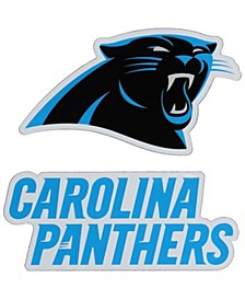 Carolina Panthers Two-Pack Black, Blue Magnet Set