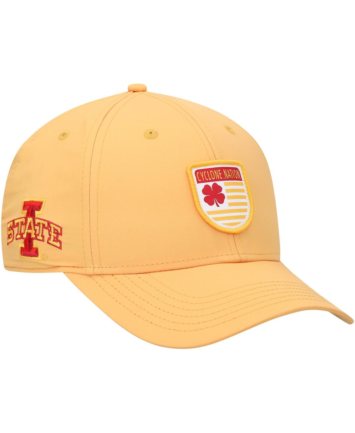 Men's Gold Iowa State Cyclones Nation Shield Snapback Hat - Gold