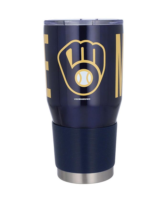 Milwaukee Brewers 30 oz Stainless Steel Travel Tumbler