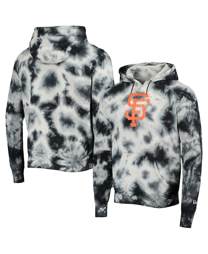 Men's New Era Black San Francisco Giants Team Tie-Dye T-Shirt