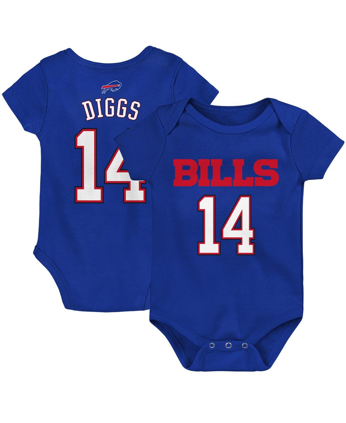 Newborn and Infant Boys and Girls Stefon DiggsBuffalo Bills Mainliner Player Name and Number Bodysuit - Royal