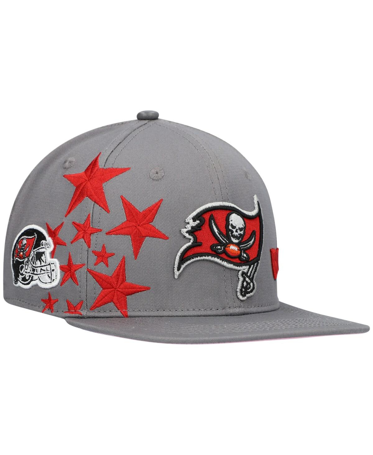Men's Pro Standard Pink Tampa Bay Buccaneers Stars Snapback Hat - Pink
