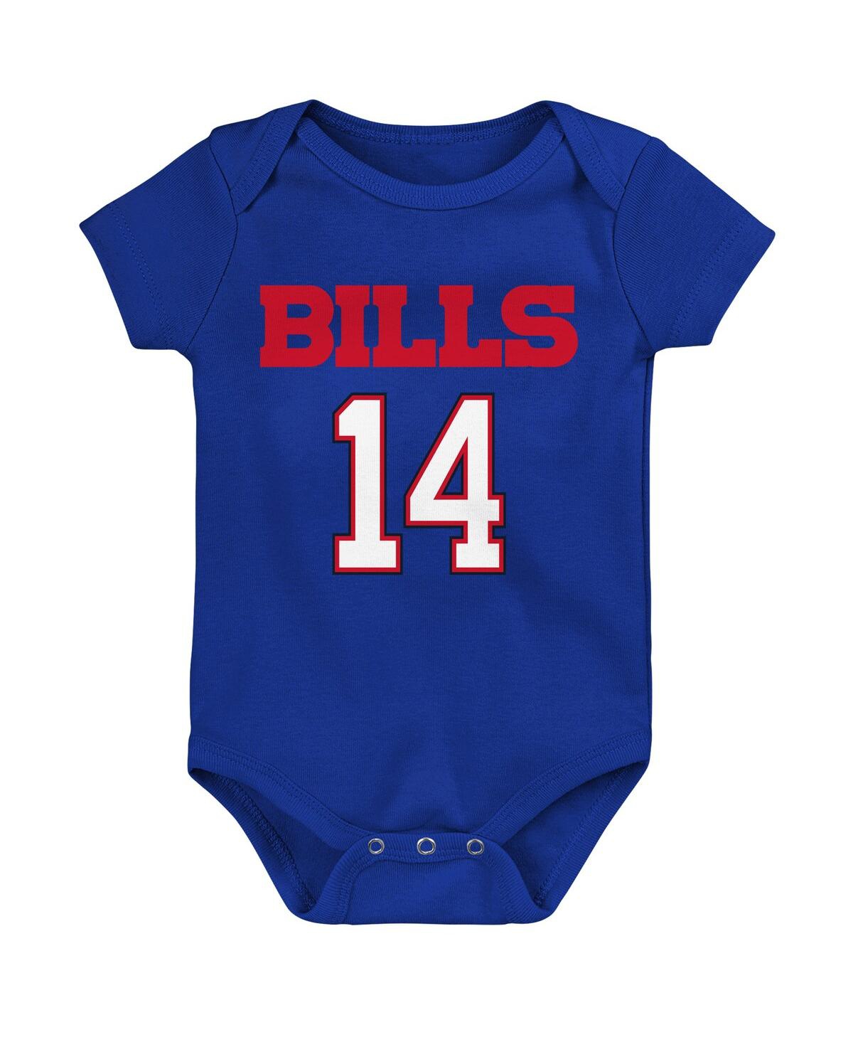 Newborn and Infant Boys and Girls Stefon DiggsBuffalo Bills Mainliner Player Name and Number Bodysuit - Royal
